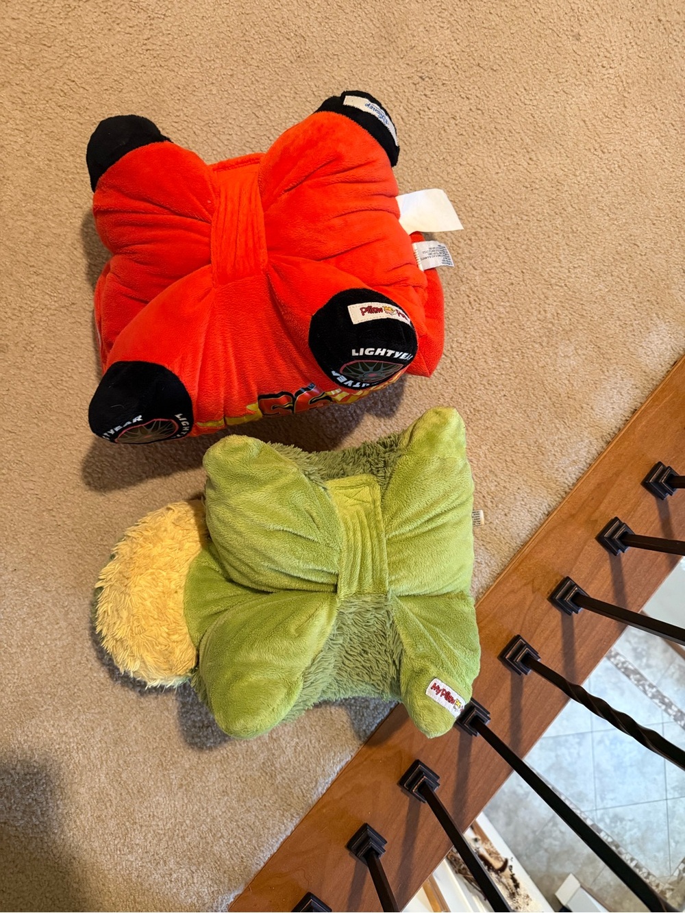 My Pillow Pets Bundle – Lightning McQueen & Green Turtle Plush Pillows - Picture 6 of 6